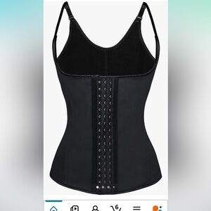 NWT Charmian Women's Latex Underbust Waist Training Steel Boned Shapewear Corset
